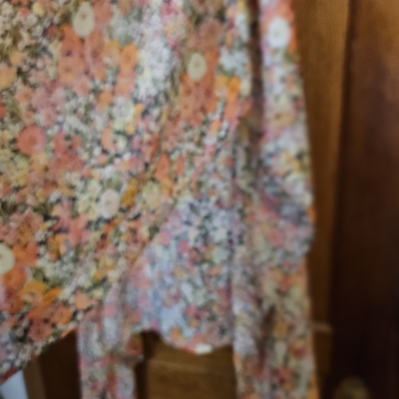 Lane Bryant Multicolor Floral Kimono One Size - Picture 5 of 7